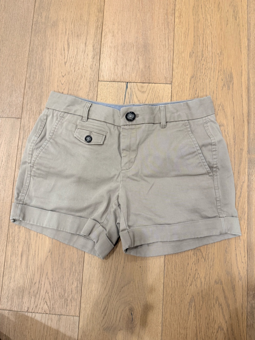 Banana Republic Khaki City Chino Shorts